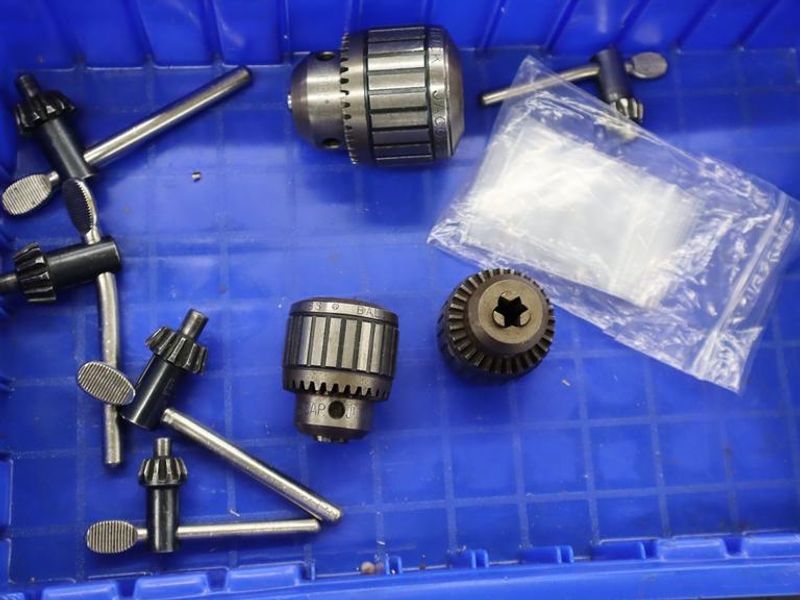 Jacobs Drill Chucks and Keys, Assorted- Auction Item