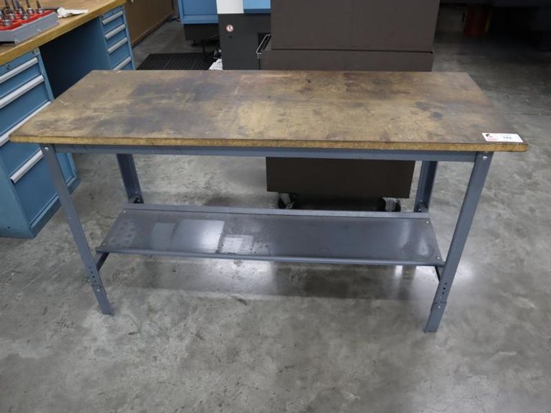 Work Bench with Lower Shelf, 60" x 24" x 34"H- Auction Item