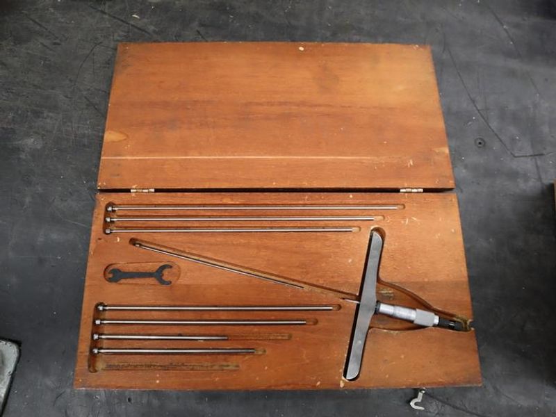 Starrett Depth Micrometer with Case- Auction Item