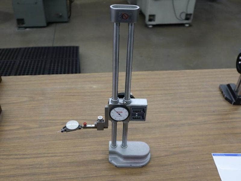 SPI 12" Height Gage, Roller Dial .001" with Interapid Test Indicator .0005"- Auction Item