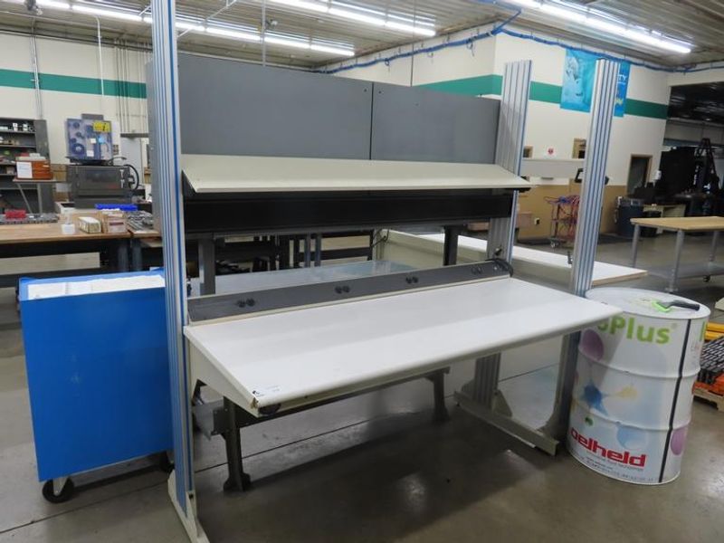 Adjustable Work Bench w Power Strip- Auction Item
