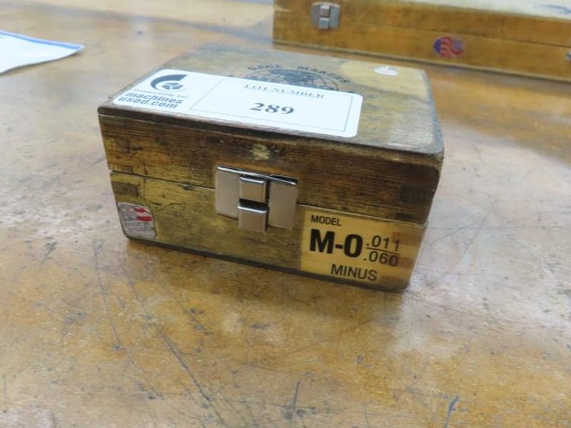 Meyer Plug M-0 .011-.060 Gauge Set - Auction Item
