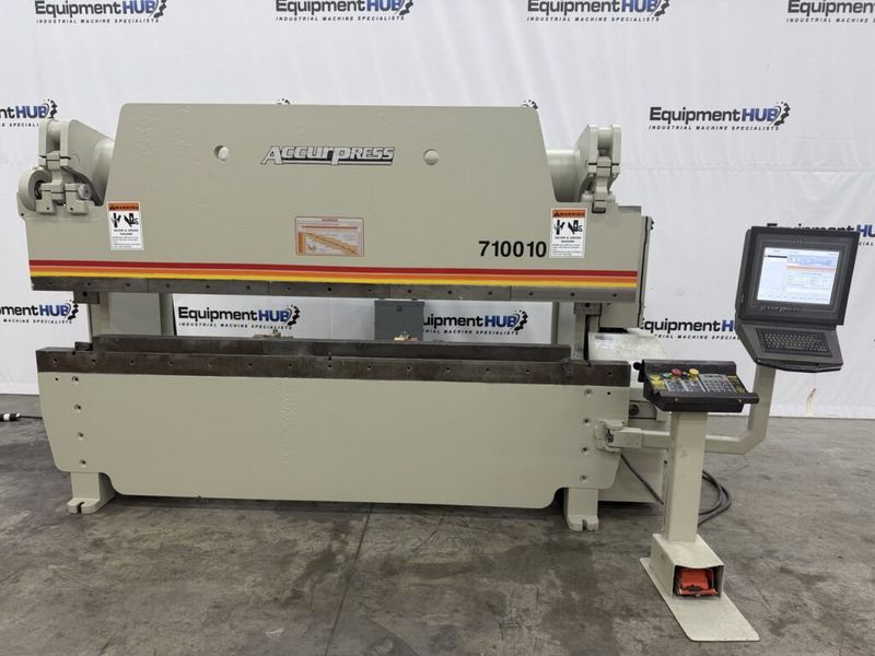 Accurpress 710010 100 Ton x 10′ 3-Axis CNC Hydraulic Press Brake