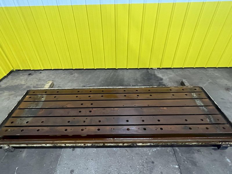 110" X 36" T-SLOTTED LAYOUT PLATE: STOCK #18317