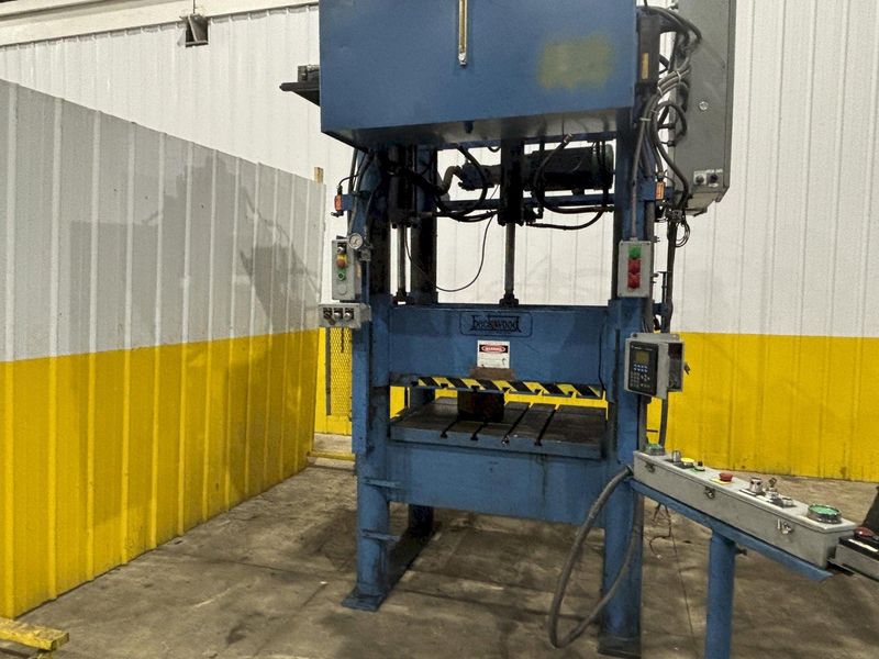 80 TON BECKWOOD 4 POST HYDRAULIC PRESS 14" STROKE : STOCK #23242