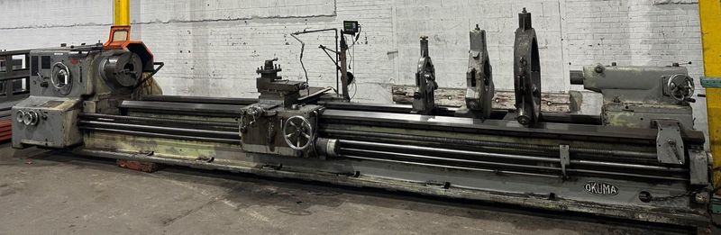 36" x 240" Okuma LTDA Heavy Duty Engine Lathe