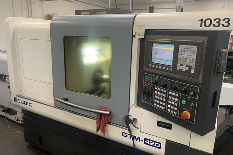 2016 CUBIC GTM-42D CNC LATHE Stock #: