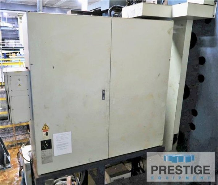 118" You Ji VTL3000ATC, 16 ATC, 141.7" Swing, 1-120 RPM, Chip Conveyor, 100 HP, Fanuc 18T CNC, 2008, #32207