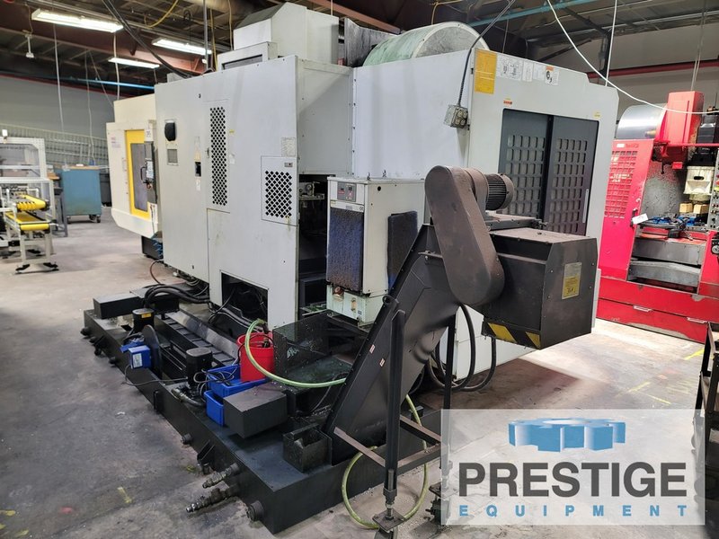 Feeler VMP-1100 4-Axis, X-43", Y-24", Z-23", 10k RPM, 23" x 47" Tbl, 4th Axis R.Tab, Fanuc 0i-MD CNC, #32911