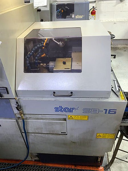 Star SB-16 Type C CNC Swiss Type Lathe, New 2005