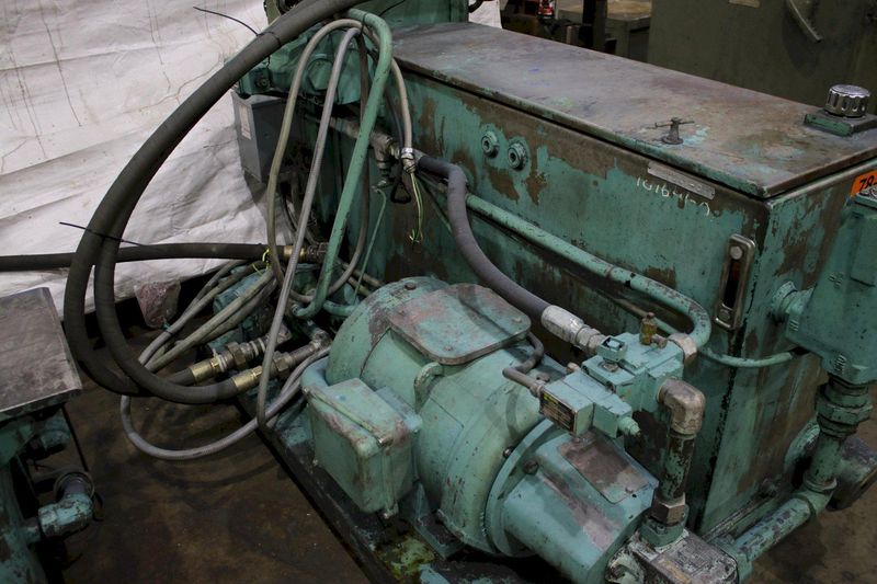 10' X 10' PEDDINGHAUS 4 POST HYDRAULIC ANGLE SHEAR: STOCK #73302