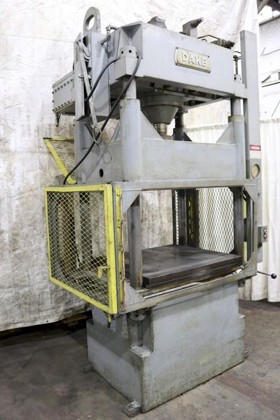 75 TON DAKE 4 POST HYDRAULIC PRESS: STOCK #72929