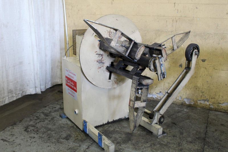6000 LBS AIR FEED MOTORIZED COIL REEL: STOCK #71991
