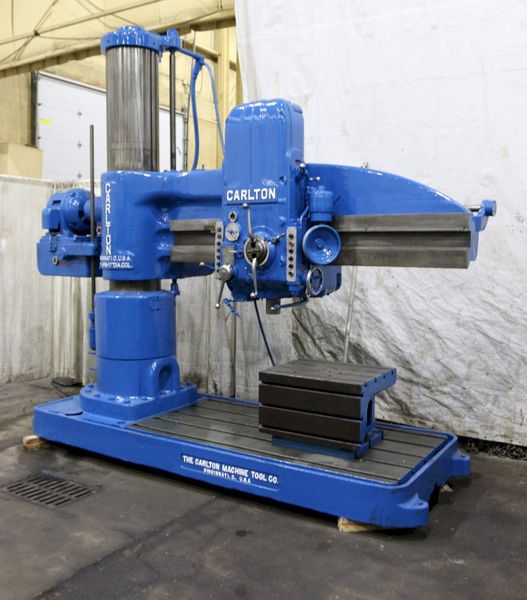 7' X 17' CARLTON MODEL 3A RADIAL DRILL: STOCK #70627