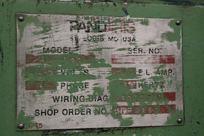 20,000 LBS PANDJIRIS HEADSTOCK/TAILSTOCK WELDING POSITIONER: # 65178