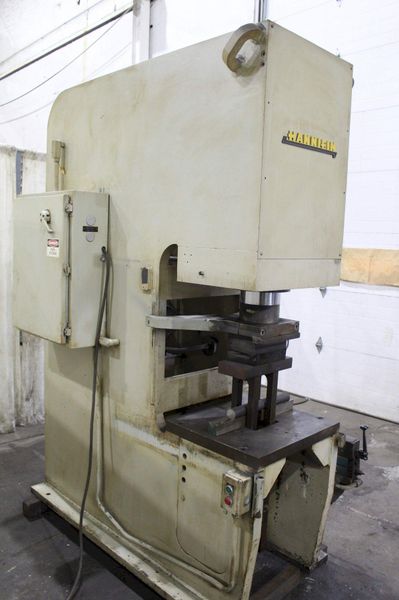 100 TON HANNIFIN C FRAME HYDRAULIC PRESS: STOCK #72216