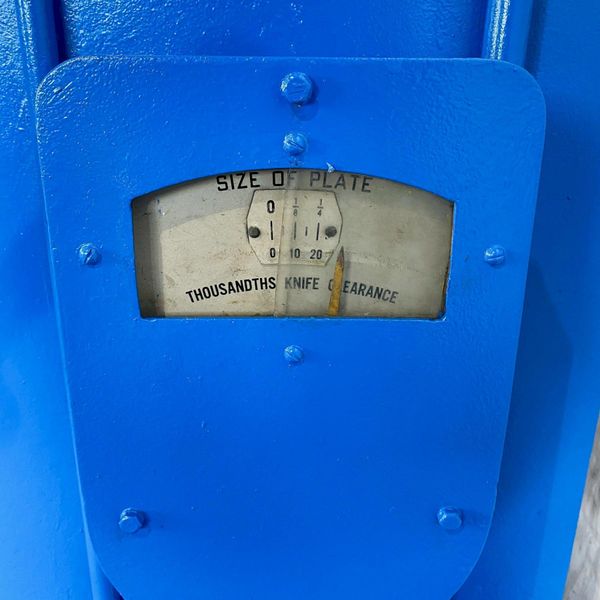 8' X 1/4" STEELWELD MODEL 4B-B MECHANICAL SHEAR: STOCK #14673