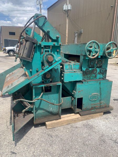 20,000 LB X 30" X .500" YODER COIL CRADLE & STRAIGHTENER FEED LINE: STOCK #13050