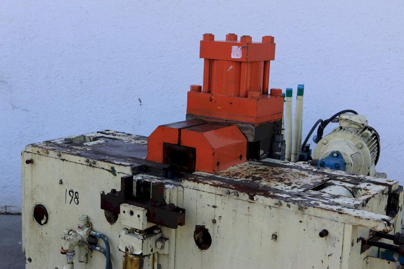 ALSTROM SINGLE RAM SQUEEZE SWAGING HYDRAULIC PRESS: STOCK #67964