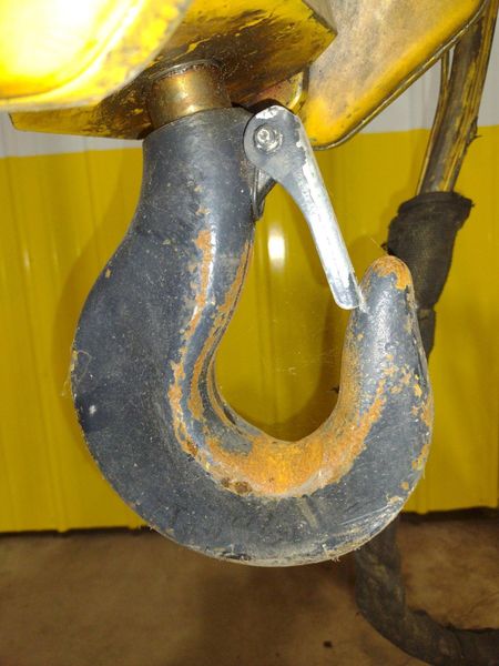 5 TON 10,000 LBS KONE MODEL #FEM 1AM POWER CABLE HOIST WITH TROLLEY: STOCK #18668