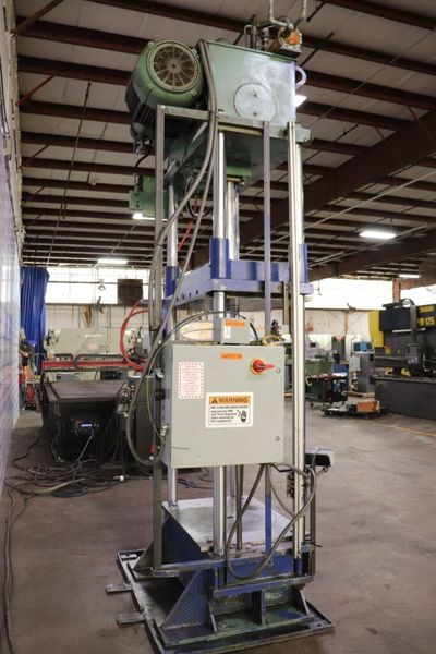 Hannifin F-31101 30 Ton 4 Post Hydraulic Press, Magnum Press Control Retrofit