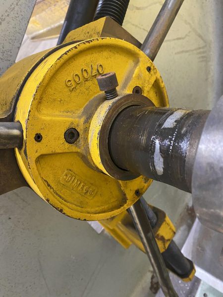 500 LBS DYNAMIC FEEDS MODEL #SOP500/20M/K MOTORIZED COIL REEL: STOCK #19421