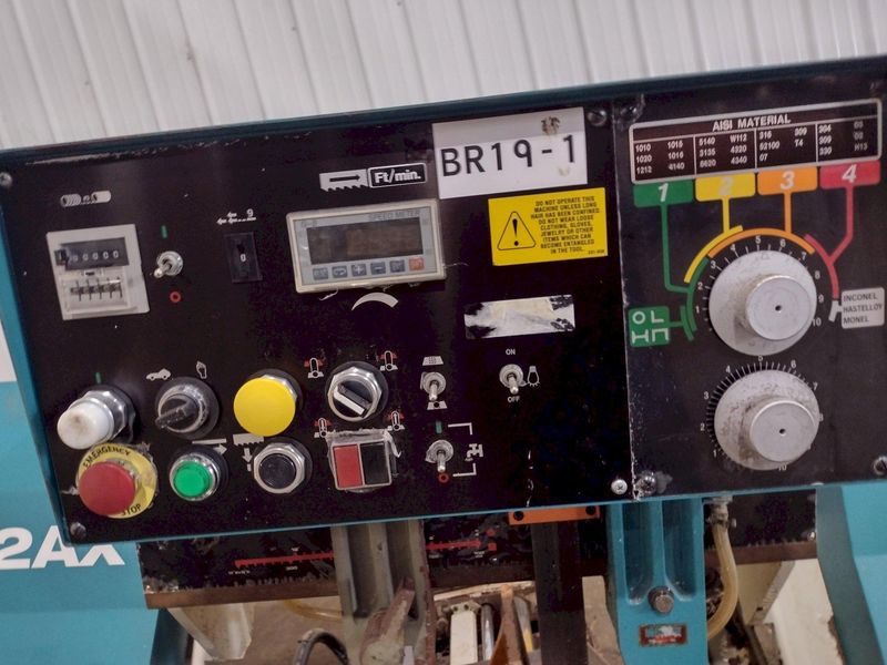 12" x 12" KALAMAZOO MODEL #KC12AX AUTOMATIC HORIZONTAL BANDSAW: STOCK #18790