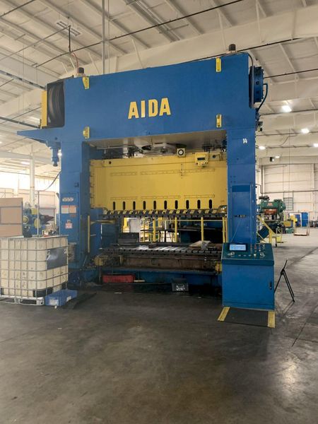 500 ton Aida NST-500 Used Straight Side Mechanical Metal Stamping Press
