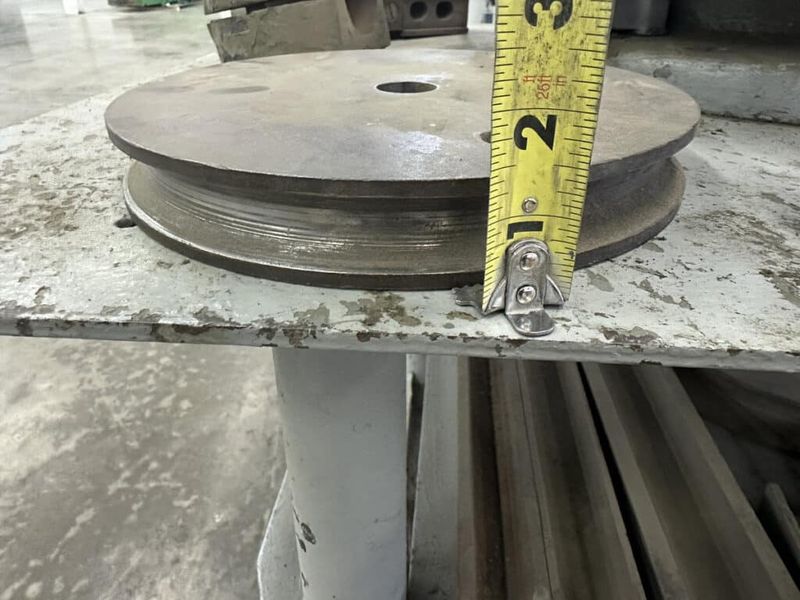 Di-Acro No. 3 Manual Bender w/ Dies and Heavy Duty Mobile Steel Table