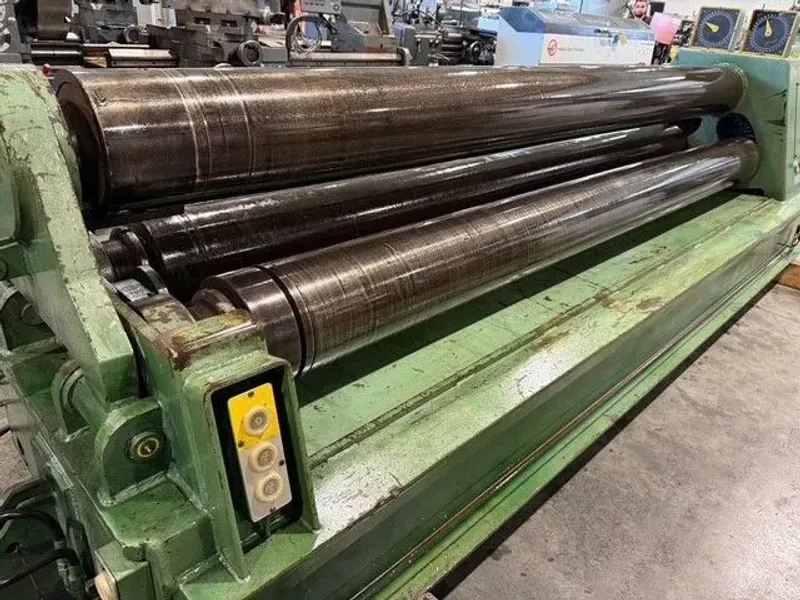 ROUNDO PS-255 10’ x ½” 3 Roll Plate Bending Roll 1988’ #7675
