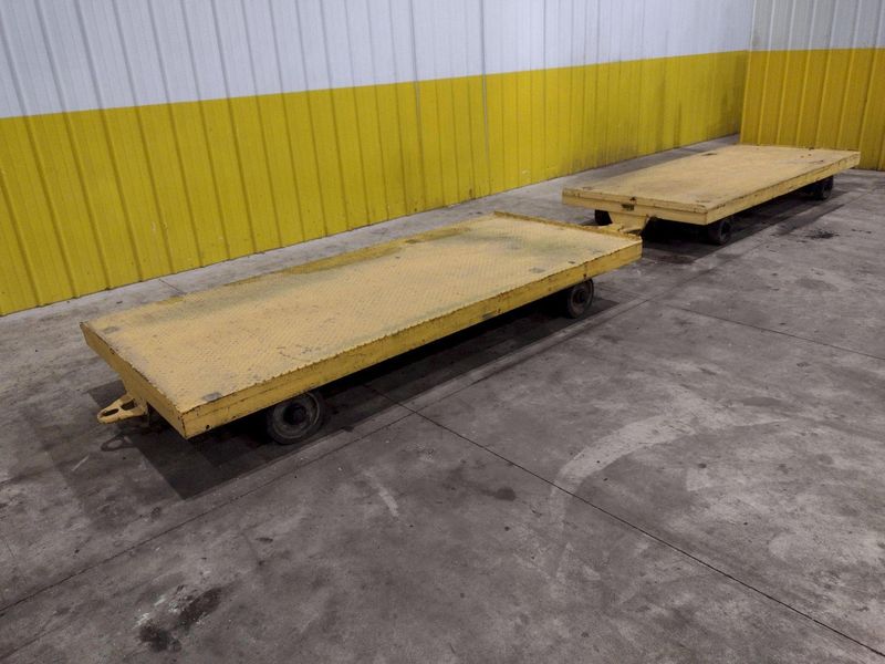 10,000 LBS X 4' X 9' HEAVY DUTY MOBILE TRANSFER / MOVING CART: STOCK #23520