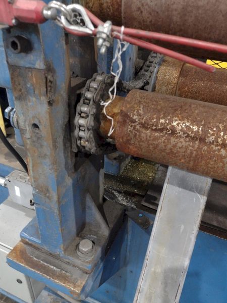 36” WIDE YODER SLITTING HEAD WITH POWERED FEED ROLLS: STOCK  #22951