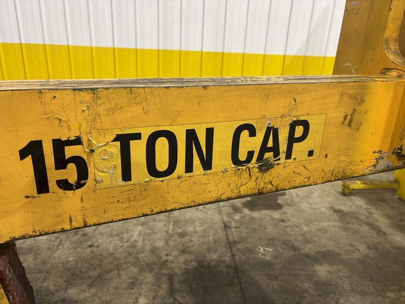15 TON X 60" CALDWELL MODEL 82RCS-15-60 C HOOK COIL LIFTER & PARKING STAND: STOCK #22721