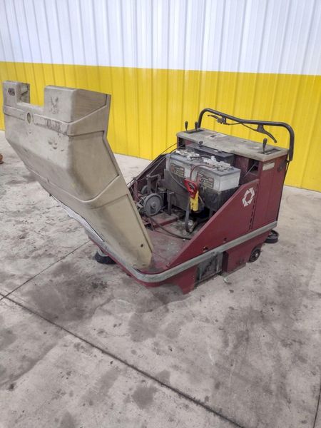 POWERBOSS MODEL #WS35E WALK BEHIND ELECTRIC SWEEPER: STOCK #21655
