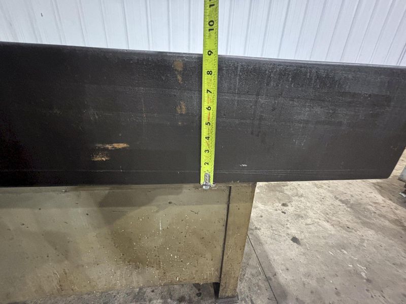 36" X 72" X 9" THICK BLACK GRANITE SURFACE PLATE WITH STAND: STOCK #23490
