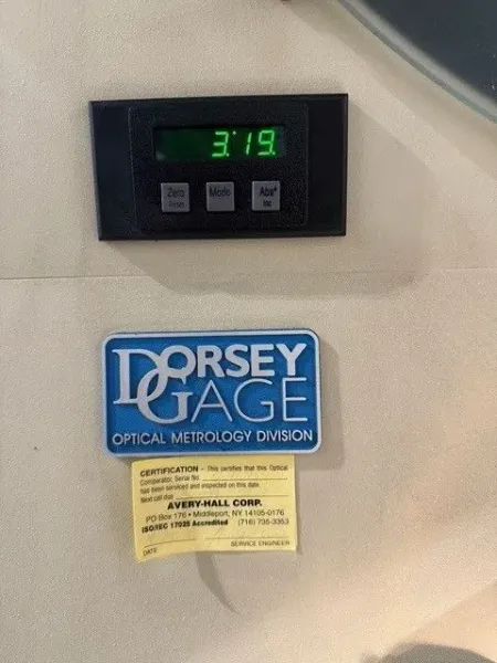 30” DORSEY 30P OPTICAL COMPARATOR Power Stage DRO 2002’ #7151