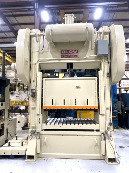 400 ton Blow SC2-400-84-48 Used Straight Side Mechanical Metal Stamping Press For Sale, Year 198