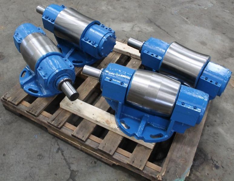 1-1/2' KANE & ROACH MODEL #2150U 2-ROLL CROSS AXIS ROTARY STRAIGHTENER: