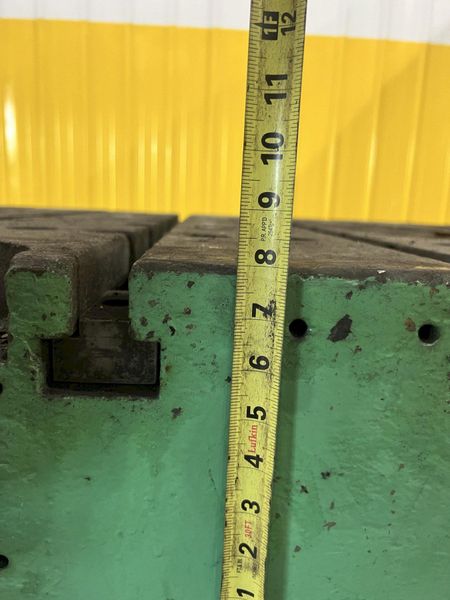 84" x 46" x 8" T SLOTTED SOLID BOLSTER PLATE: STOCK 20969