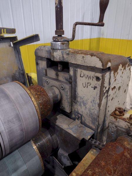 36" YODER POWERED SLITTING HEAD WITH FEED ROLLS: STOCK #22948
