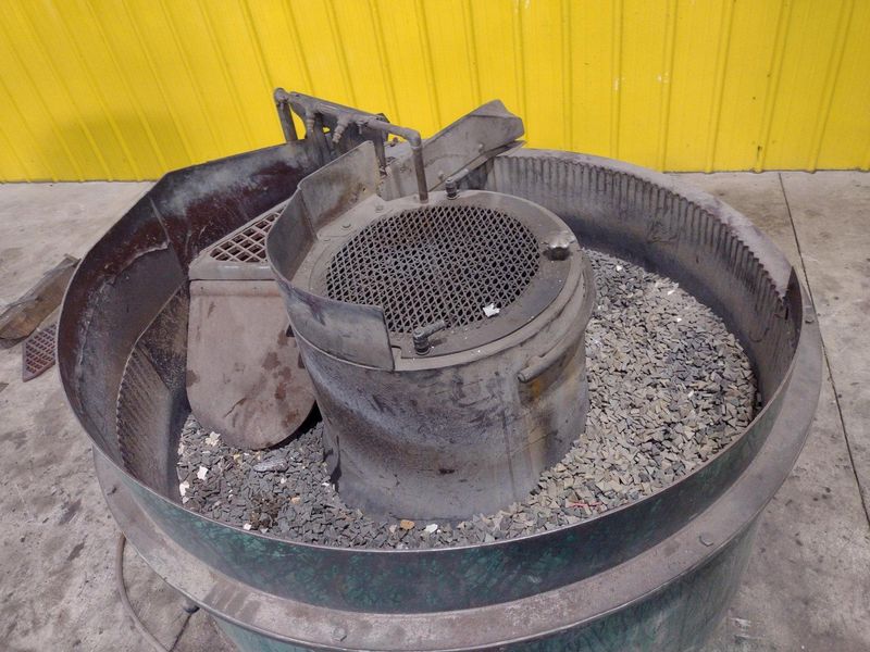 7 CUBIC FOOT X 48" SWECO MODEL #FMD7LR VIBRATORY BOWL PARTS FINISHER: STOCK #23140
