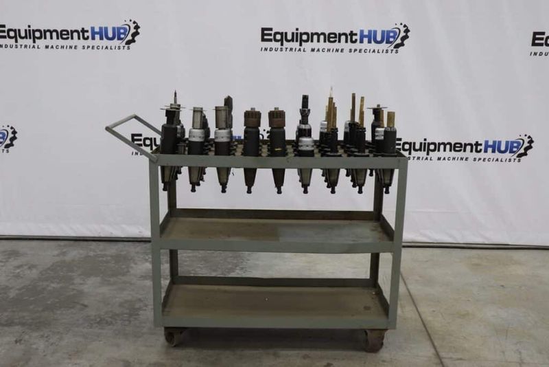 (85) Assorted CAT 40 Tool Holders in Cart