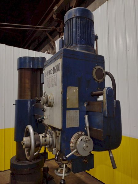 5' x 13" SHARP MODEL #RD-1600 RADIAL ARM DRILL: STOCK #18542