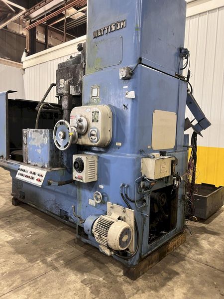 60” X 100 HP MATTISON MODEL #60-H ROTARY SURFACE GRINDER: STOCK #23020