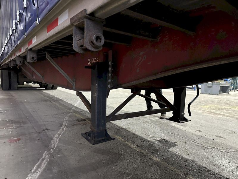 2007 X 53' UTILITY MFG  SLIDING CURTAIN-SIDE SEMI TRAILER: STOCK #19607