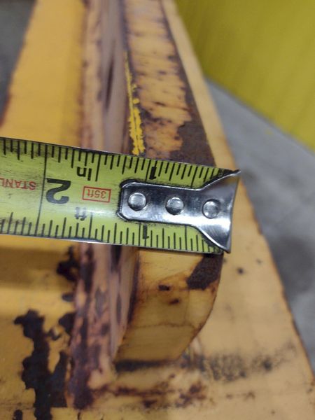 9,000 LBS X 8' LETELLIER CRANE SPREADER BAR LIFTING BEAM: STOCK #22641