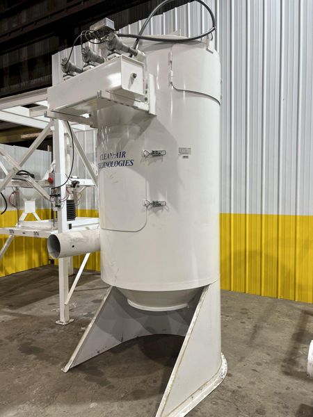 40 HP x 4 STATION CLEAN AIR TECHNOLOGIES / EUROVAC INDUSTRIAL TRANSIT & BUS CENTRAL VACUUM SYSTE