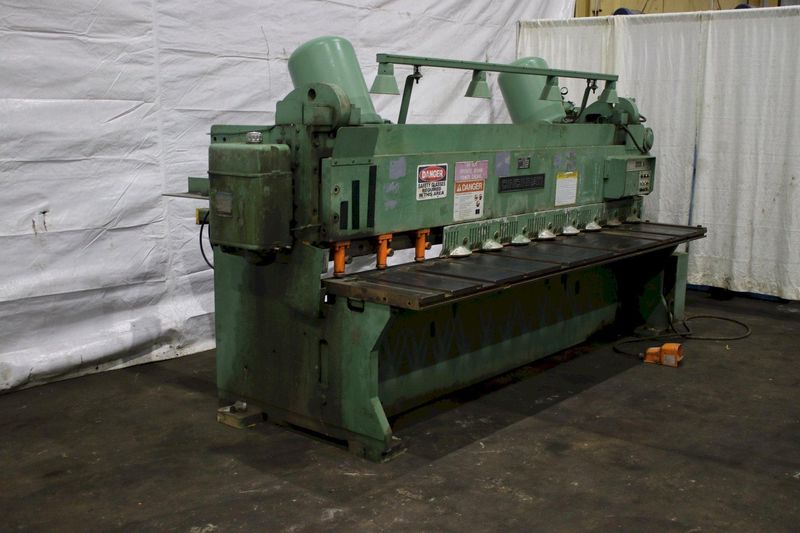 10' X 1/4" CINCINNATI POWER SQUARING SHEAR: STOCK #76284