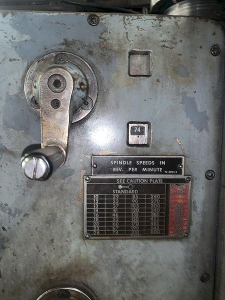 4" GIDDINGS & LEWIS MODEL #70A-DP4-T HORIZONTAL TABLE TYPE BORING MILL HBM: STOCK 13393