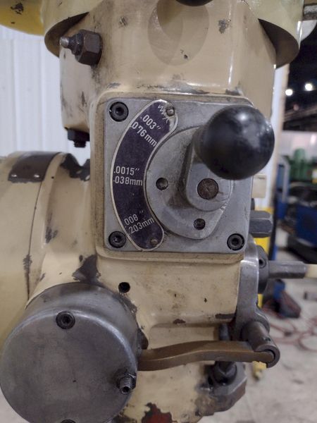 3 HP MICROCUT MODEL #1050 VERTICAL RAM KNEE MILL: STOCK #21730